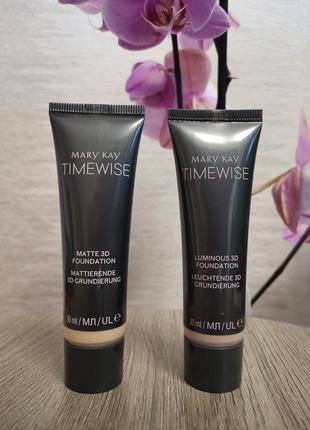 Тональная основа timewise 3d mary kay мери кей разных оттенков