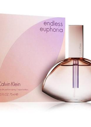 Парфюмированная вода calvin klein endless euphoria кельвин кляйн эйфория эндлесс 75мл4 фото