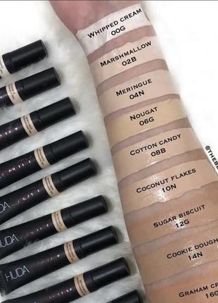 Консилер huda beauty the overachiever high coverage concealer7 фото