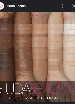 Консилер huda beauty the overachiever high coverage concealer5 фото