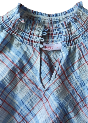 Летняя легкая блузка okay2 фото