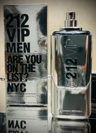 Туалетна вода чоловіча 212 vip men are you on the list?nyc 100 мл1 фото