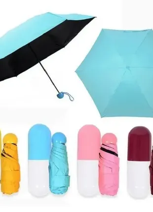 Мини-зонтик в чехле – капсула. capsule umbrella