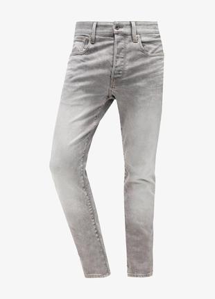 Джинсы g-star raw модель 3301 tapered. размер w28 l32 хлопковые зауженные базовые плотные брюки8 фото