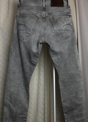 Джинсы g-star raw модель 3301 tapered. размер w28 l32 хлопковые зауженные базовые плотные брюки6 фото