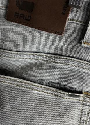 Джинси g-star raw модель 3301 tapered. розмір w28 l32 бавовняні завужені базові щільні штани3 фото