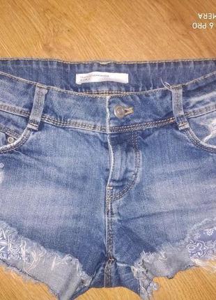 Джинсовые шорты zara