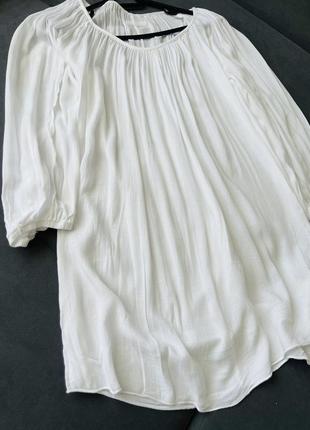 Летняя легкая блуза туника свободного кроя s1 фото