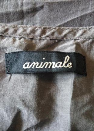 Animale . 40% шелк 60% хлопок . широкая майка блузка туника3 фото