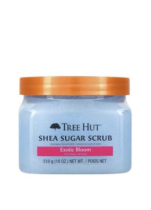 Скраб для тіла з ароматом квітів tree hut exotic bloom sugar scrub 510 г