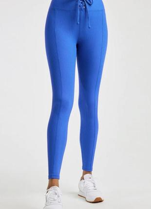 Яркие брендовые лосины ribbed veronica legging