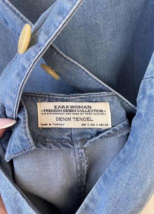 Zara woman denim футболка, сарафан s оригинал5 фото