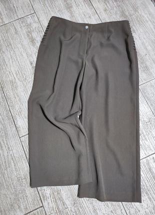 Кюлоты бермуды брюки штаны женские широкие свободные крой посадка2 фото