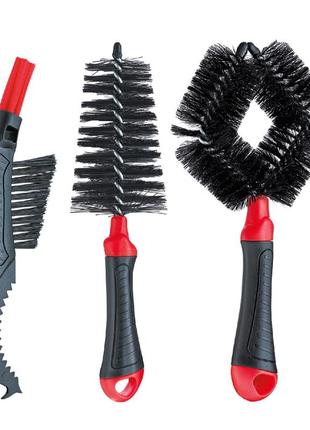 Щітки weldtite 06013 cleaning brush sets для очищення велосипеда, набір 3шт.