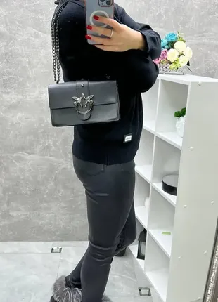 Сумка крос-боді на ланцюжку в стилі pinko6 фото