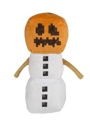 Игрушка снеговик, снежный голем из minecraft - "snow golem" 18 см
