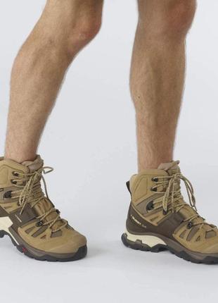 Мужские кожаные  ботинки берцы salomon  quest 4d gtx 48 оригинал10 фото