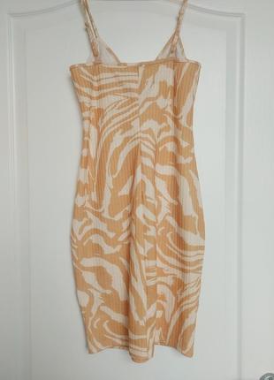Трикотажна сукня сарафан в рубчик h&m8 фото