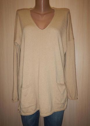 Кашемировый джемпер cocoa cashmere london p.l 100% кашемир