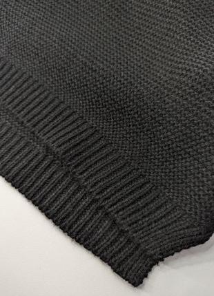 Легкий черный вязаный свитер на весну от jjxx7 фото