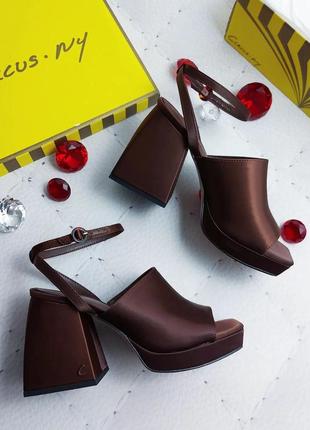 Circus ny by sam edelman оригинал коричневые на платформе и каблуке