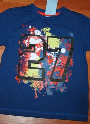 Футболка - 27.. розмір: 98см. фірма: f&f (англія)