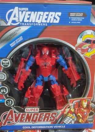 Трансформер супергерой спайдермен людина паук spiderman машина