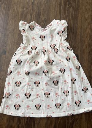 Диснее платье 92 см с микки как новое