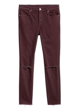 Оригінальні джинси skinny regular ripped від бренда h&amp;m 0252298006 разм. 32