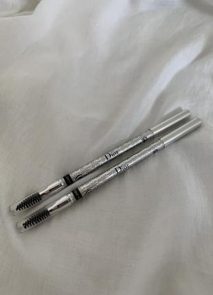 Пудровый карандаш для бровей christian dior diorshow crayon sourcils poudre1 фото