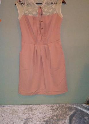 Лялькову рожеве плаття пудровое