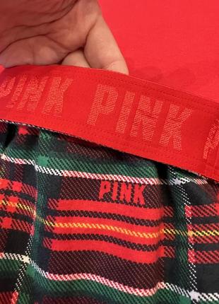 Пижама pink victorias secret виктория сикрет комплект для дома и сна футболка шорты6 фото