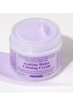Заспокійливий крем із азуленом medi-peel azulene water calming cream 50 мл