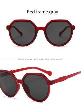 Бордові сонцезахисні окуляри солнцезащитные очки5 фото