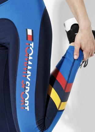 Спортивні лосіни легінси лосини для фітнесу tommy hilfiger спортивные леггинсы с высокой посадкой лосины для йоги