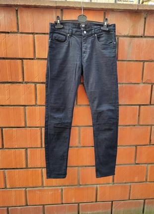 Черные джинсы скинни 30 размер h&amp;m skinny fit6 фото