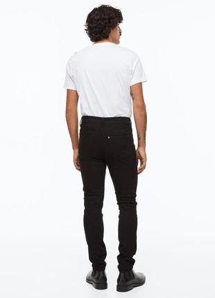 Черные джинсы скинни 30 размер h&amp;m skinny fit10 фото
