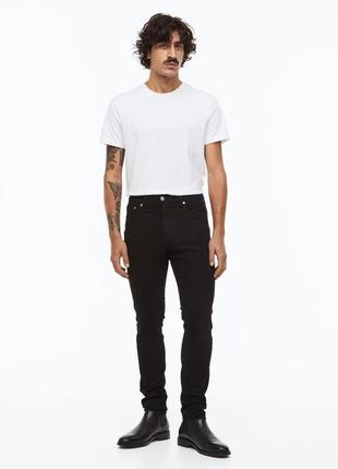 Чоловіче чорні джинси скінні  30 розмір h&m skinny fit
