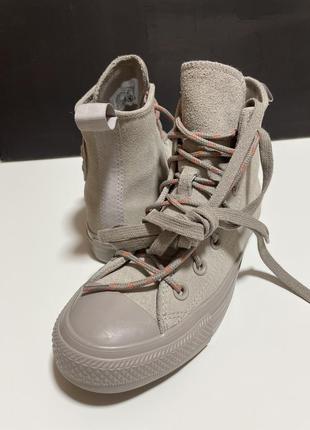 Високі кеди converse chuck taylor all star hi malted3 фото