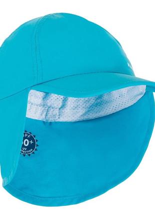 Дитяча кепка для плавання, з уф-захистом - синя - 3-4 р 90-104 см1 фото