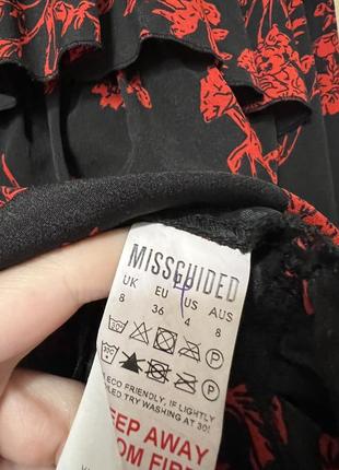 Ярусное платье в цветы missguided5 фото