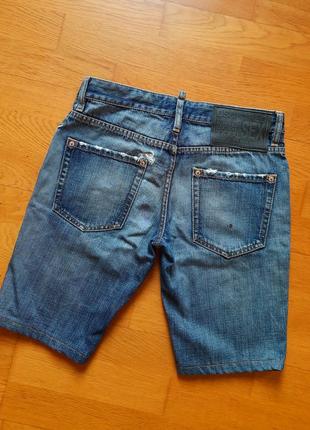 Шорты dsquared 2 рваные джинсовые потертые balmain6 фото