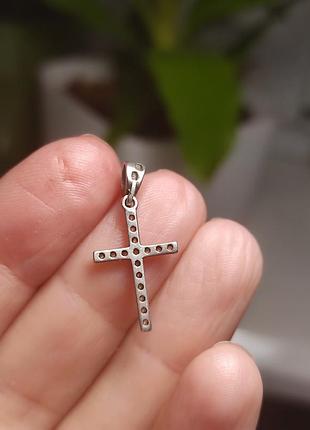 Подвеска серебро с золотыми вставками5 фото