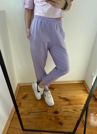 Лавандові штани h&m