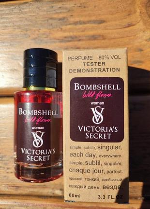 Victoria's secret bombshell wild flower tester lux, жіночий, 60 мл