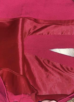 Сукня з поясом фуксія massimo dutti ярко-розовое платье с вырезом платье с распоркой платье футляр3 фото