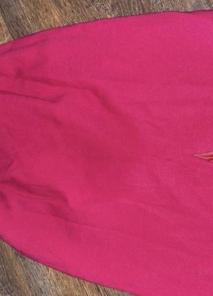 Сукня з поясом фуксія massimo dutti ярко-розовое платье с вырезом платье с распоркой платье футляр6 фото