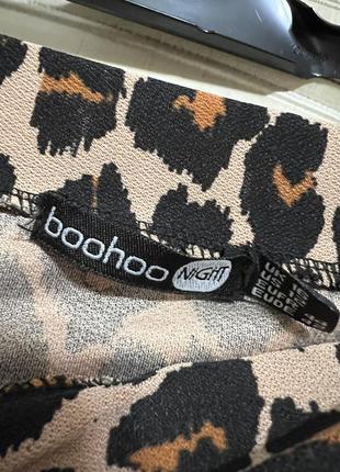 Мини леопардовая юбка boohoo 164 фото