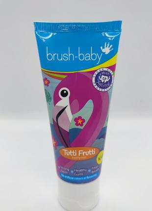 Brush-baby tuttifrutti зубная паста, фламинго 3+ лет, 50 мл