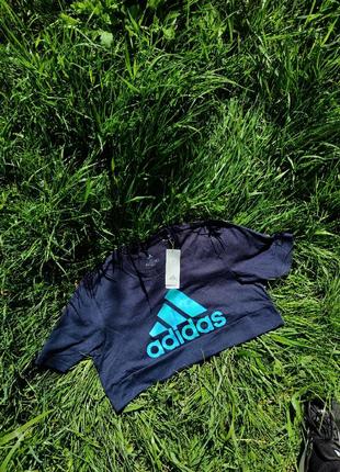 Новий спортивний кроп-топ adidas, оригінал!2 фото